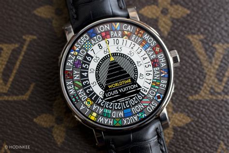 louis vuitton world time watch replica|how to check for louis vuitton.